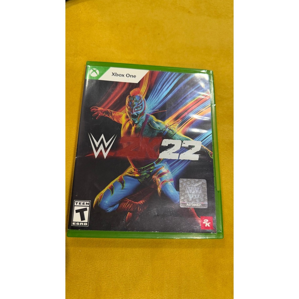 WWE 2K22 Xbox One Video Game 2K Sports Rey Mysterio Cover Fighting Wrestling